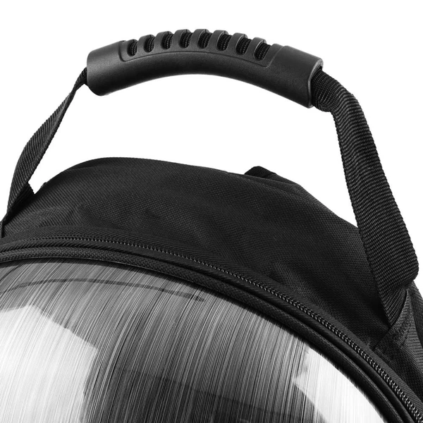 Space Capsule Shaped Pet Backpack Breathable Double Shoulder Bag for Cats & Small Dogs