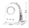 Space Capsule Shaped Pet Backpack Breathable Double Shoulder Bag for Cats & Small Dogs