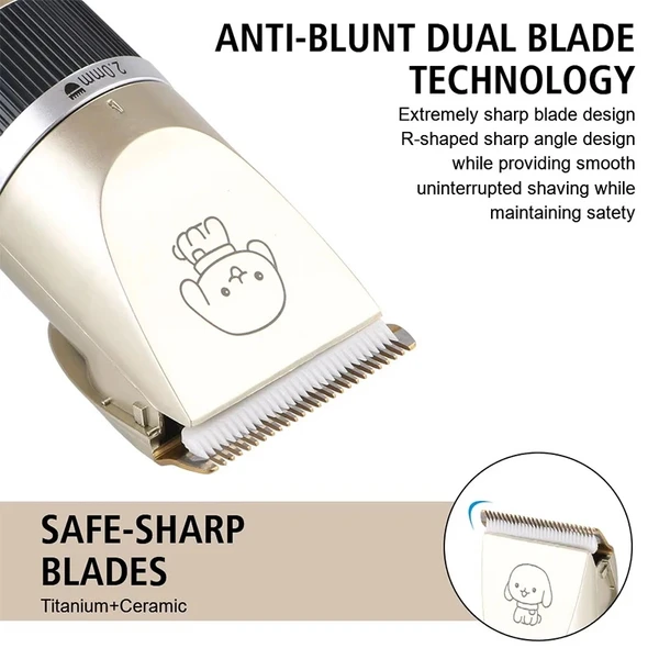 Professional Electric Pet Hair Grooming Clipper Trimmer with Grooming Tools