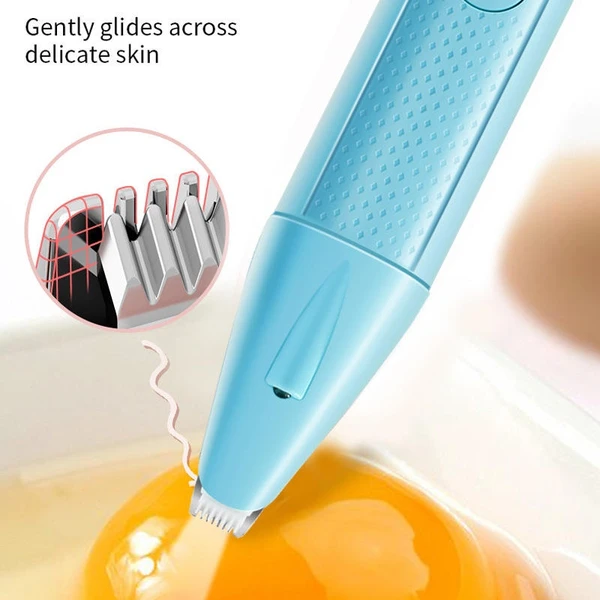 Electric Pet Paw Hair Clipper Trimmer for Cats & Dogs (White)