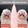 Electric Pet Paw Hair Clipper Trimmer for Cats & Dogs (White)