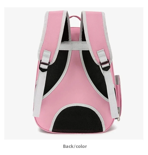 Transparent Pet Backpack – Breathable Double Shoulder Bag for Cats & Small Dogs  