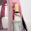 Transparent Pet Backpack – Breathable Double Shoulder Bag for Cats & Small Dogs  