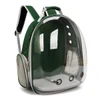 Transparent Pet Backpack Plain Colors – Breathable Double Shoulder Bag for Cats & Small Dogs  