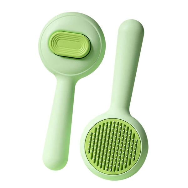 Comfortable One Click Hair Removal Self Cleaning Pet Brush for Dogs and Cats