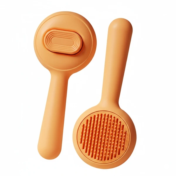 Comfortable One Click Hair Removal Self Cleaning Pet Brush for Dogs and Cats