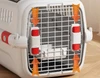 Pet Carrier Large with Panoramic Sunroof Design Large Space Breathable Two-way Spring Door Suitable for air Travel (56x34x36) cm