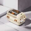 Portable Light Weight Airline Approved Pet Travel Carrier Medium with Panoramic Sunroof Design (49x30x32) cm