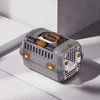 Portable Light Weight Airline Approved Pet Travel Carrier Medium with Panoramic Sunroof Design (49x30x32) cm