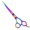 Professional Colorful Stainless Steel Hair Scissors Set with Comb Dog Grooming Tools