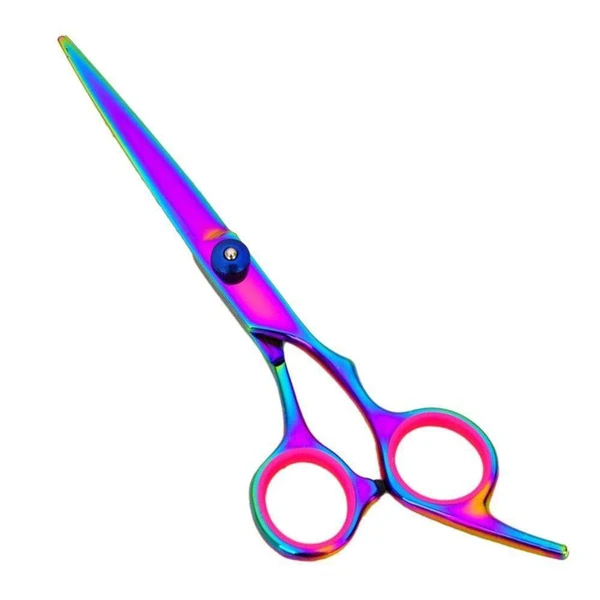 Professional Colorful Stainless Steel Hair Scissors Set with Comb Dog Grooming Tools