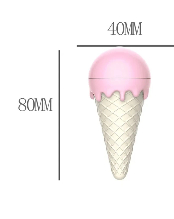 Ice Cream-Shaped Catnip Ball Lickable Interactive Cat Toy 