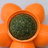 Flower-Shaped Catnip Ball Interactive Cat Toy Self Happiness