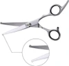Stainless Steel Curved Pet Grooming Hair Scissor with Safety Round Tips 