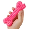 Heart-Shaped Silicone Dog Chew Toy for Medium & Large Dogs (15cm - Random Color)