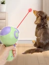 Interactive Pet Food & Treat Launch Gun with Laser Light for Dogs & Cats 