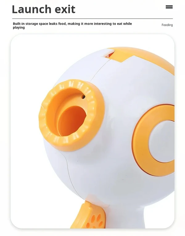 Interactive Pet Food & Treat Launch Gun with Laser Light for Dogs & Cats 