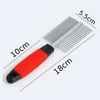 Double Side Stainless Steel Pet Comb with Hand for Dogs and Cats