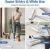Large Lint Sticky Paper Sheets Roller with 3 Extendable Lengths & Metal Handle for Cleaning Floor, Carpet, and Sofa - Pet Hair Remover