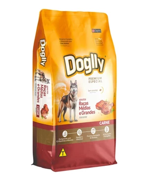 Doglly Premium Special Adult Medium & Large Breeds Dog Dry Food with Meat