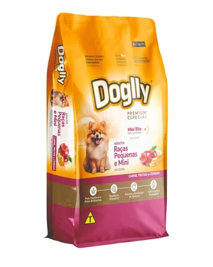 Doglly Premium Special Small Breeds Adult Dog Dry Food with Meat, Fruits & Cereals 1Kg
