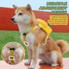 Nylon Dog Backpack with Adjustable Harness and Leash Set – Waterproof Lightweight Outdoor Travel Dog Bag (Small) 