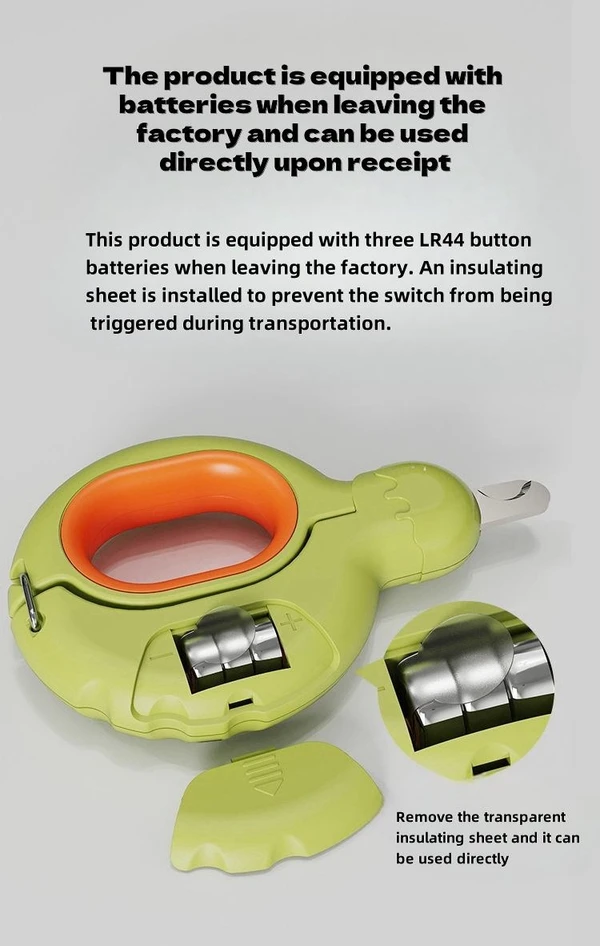 Donut-Shaped Pet Nail Clipper with LED Light for Dogs & Cats