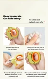 Donut-Shaped Pet Nail Clipper with LED Light for Dogs & Cats