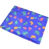 Summer Soft Pet Cooling Gel Pad – Foldable Comfortable Waterproof PVC Nylon Mat for Dogs & Cats (Pattern #1)