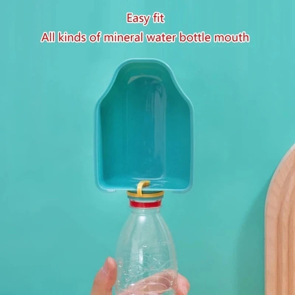 Portable Outdoor Pet Water Cup with Plug Design Easy fit All Kinds of Water Bottle Mouth for Dogs & Cats 