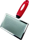 Stainless Steel Pet Grooming Slicker Brush with Ergonomic Handle for Dogs & Cats 
