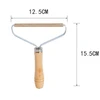 Pet Hair Lint Remover Brush with Wooden Handle for Couch Sofa, Clothes and Furniture
