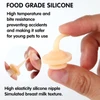 2Pcs Pet Nursing Soft Silicone Nipples Two Different Sizes Compatible with Syringes for Feeding Kittens & Puppies