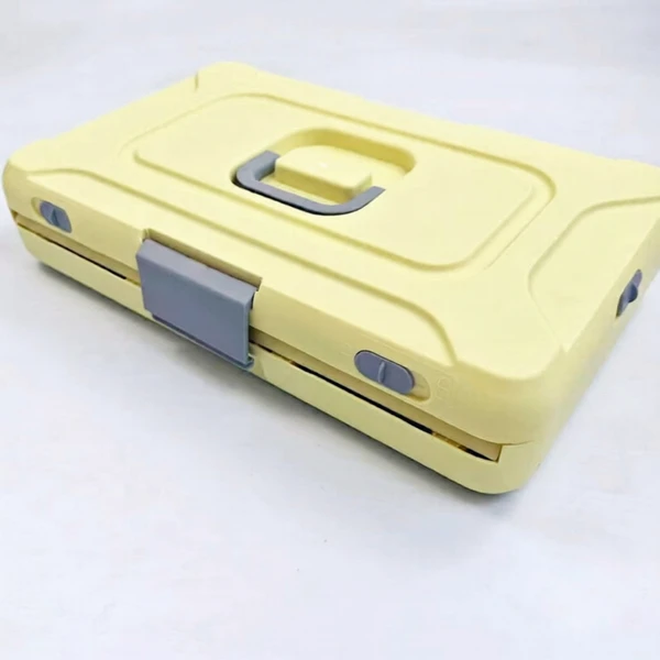 Foldable Breathable Pet Carrier with Metal Door and Removable Grate for Cats & Small Dogs
