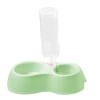 2-in-1 Plastic Pet Food and Water Dispenser with Automatic Water Bottle (500ml) for Cats & Dogs
