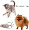 Fun Interactive Plush Wind-Up Mouse Toy for Indoor Cats (No Batteries Needed)