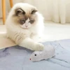 Fun Interactive Plush Wind-Up Mouse Toy for Indoor Cats (No Batteries Needed)