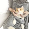 Pet Carrier Apron Fur with Leg Holes – Soft Comfortable Pet Holding for Cats & Small Dogs 