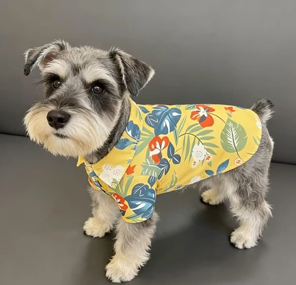Tropical Hawaiian Shirt – Breathable Summer Wear for Small & Medium Dogs & Cats