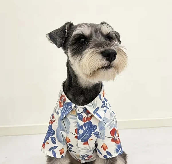 Tropical Hawaiian Shirt – Breathable Summer Wear for Small & Medium Dogs & Cats