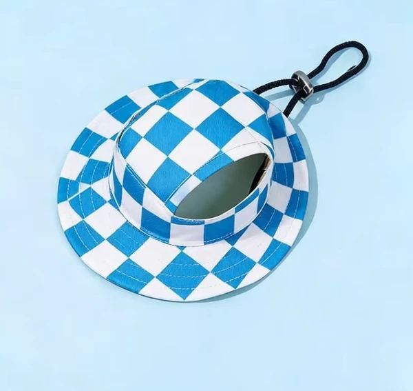 Breathable Pet Sun Hat – UV Protection Summer Hat for Small & Medium Dogs and Cats