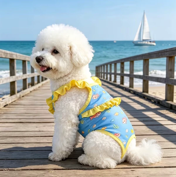 Dog Swimsuit – Breathable Summer Beach & Pool Outfit for Dogs