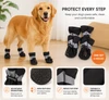 Dog Paw Protection Boots (4-Pack) – Water-Resistant Shoes for Hot Pavement, Rain & Outdoor Walks