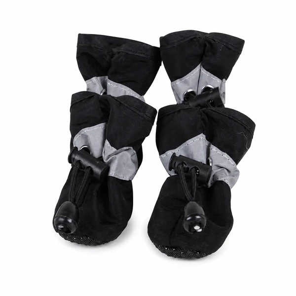 Dog Paw Protection Boots (4-Pack) – Water-Resistant Shoes for Hot Pavement, Rain & Outdoor Walks