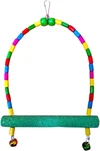 Nail Trimming Bird Perch Arch Swing (25cm H x 15cm L) Diameter 1.7cm for Budgies, Lovebirds, Fischer's, Parrotlets & Zebra Finches