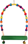 Colorful Bird Swing Toy with Bells Width 15cm - Height 25cm
