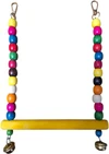 Bird Hanging Swing Toy for Birds, Parrots, Parakeets, Budgies, Cockatiels – Durable, Safe, and Fun Swing for Indoor Cage Play, Exercise, and Enrichment for Pet Birds 20x 25 cm