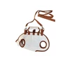 Multi-Purpose Breathable Outdoor Dog Carrier Bag – Shoulder Bag, Hand Carried Bag, and Walking Harness with Leash