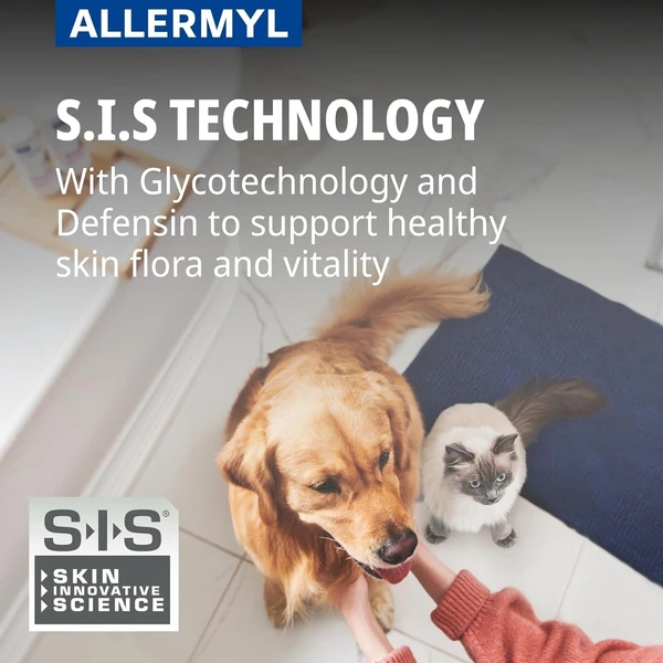 Virbac Allermyl Shampoo for Dogs & Cats – Sensitive & Itchy Skin 250ml