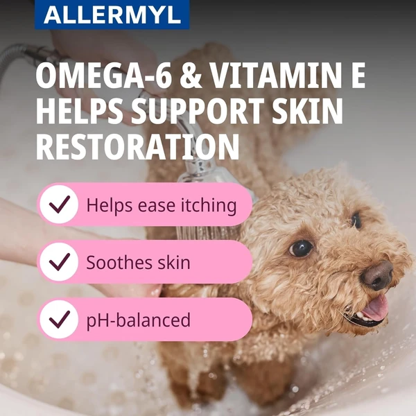Virbac Allermyl Shampoo for Dogs & Cats – Sensitive & Itchy Skin 250ml